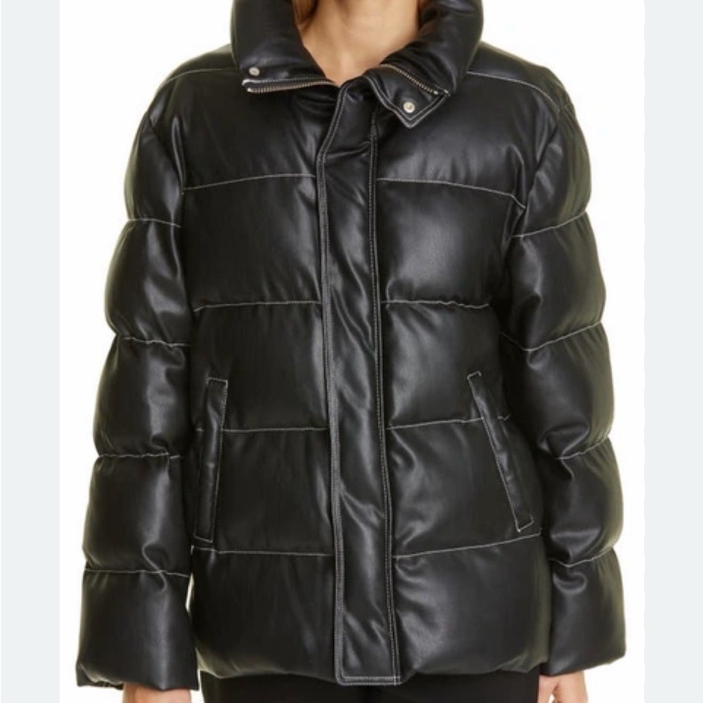 STAUD Black Puffer Jacket
